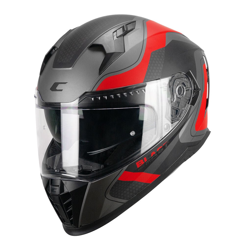 Cgm 311R Blast Race Antrasit Kapalı Motosiklet Kaskı