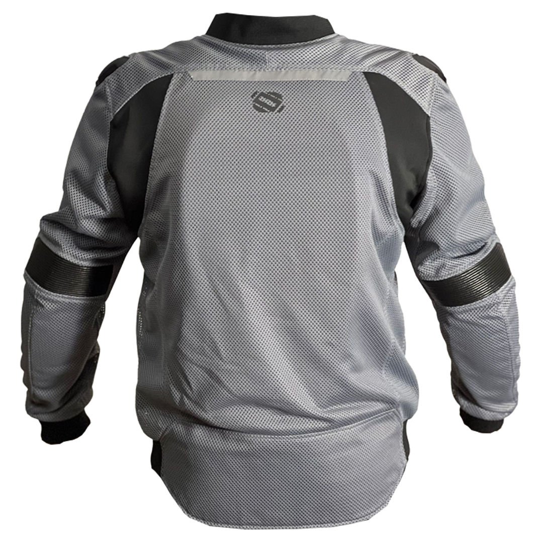 AIRSHELL V2 GRİ . EN 17092-4:2020 CE SERTİFİKALI. YAZLIK FİLELİ MOTOSİKLET MONTU