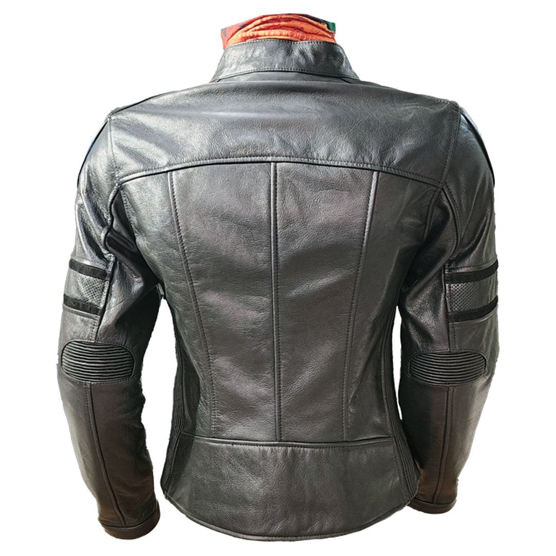 dURT STELLAR BAYAN DERİ MOTOSİKLET MONTU.