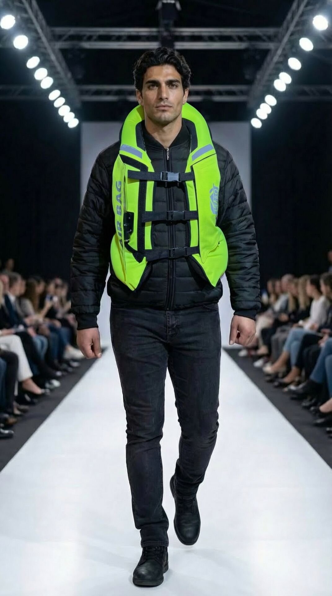 DURT HAVA YASTIĞI YELEK V2. MOTOSİKLET KULLANICILARI İÇİN.