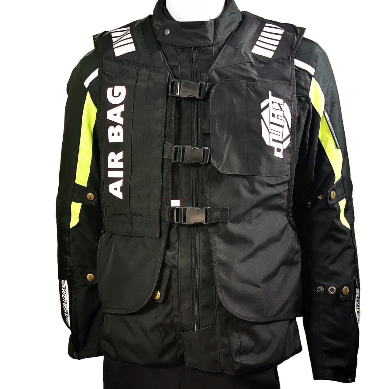 DURT HAVA YASTIĞI YELEK V2. MOTOSİKLET KULLANICILARI İÇİN.