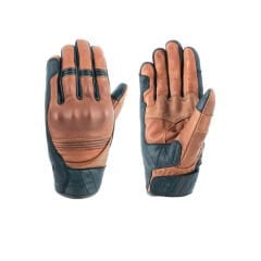 OJ RUST KAHVERENGİ KORUMALI RETRO KISA DERİ ELDİVEN