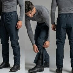 DURT SLIP KIŞLIK KOYU LACİVERT YANDAN FERMUARLI PANTOLON