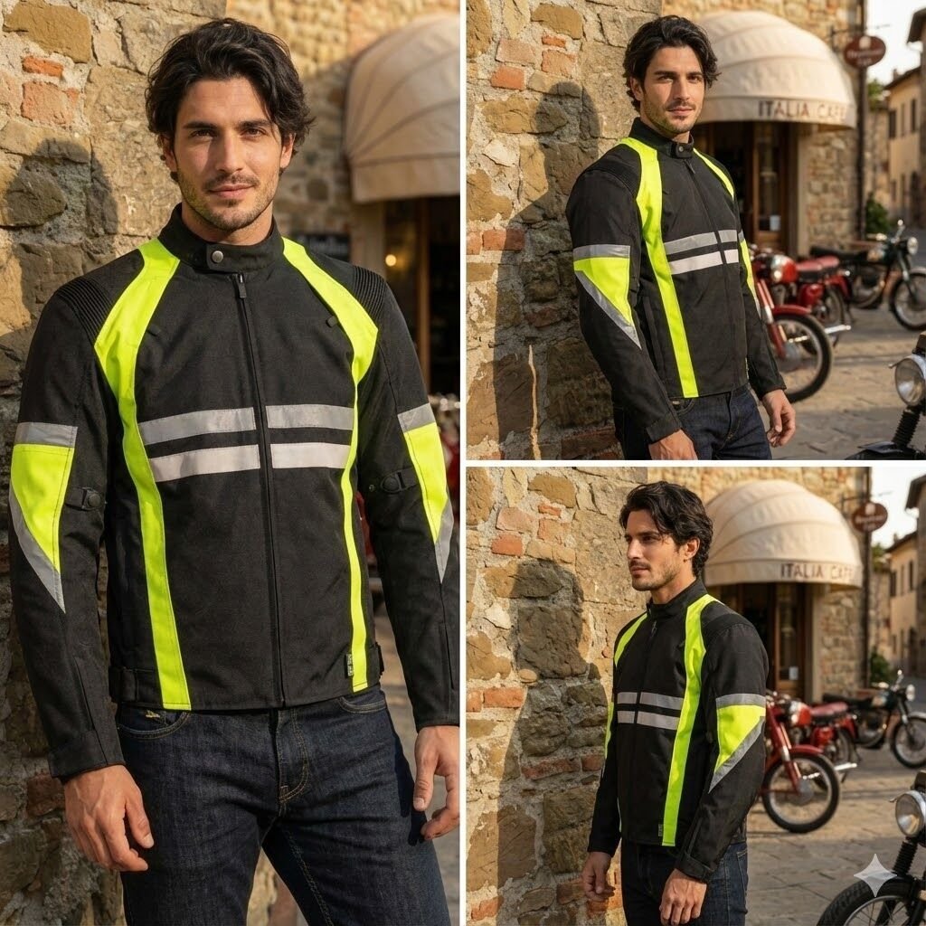BLAST FLUO HI VIS. 4 MEVSİM MOTOSİKLET MONTU