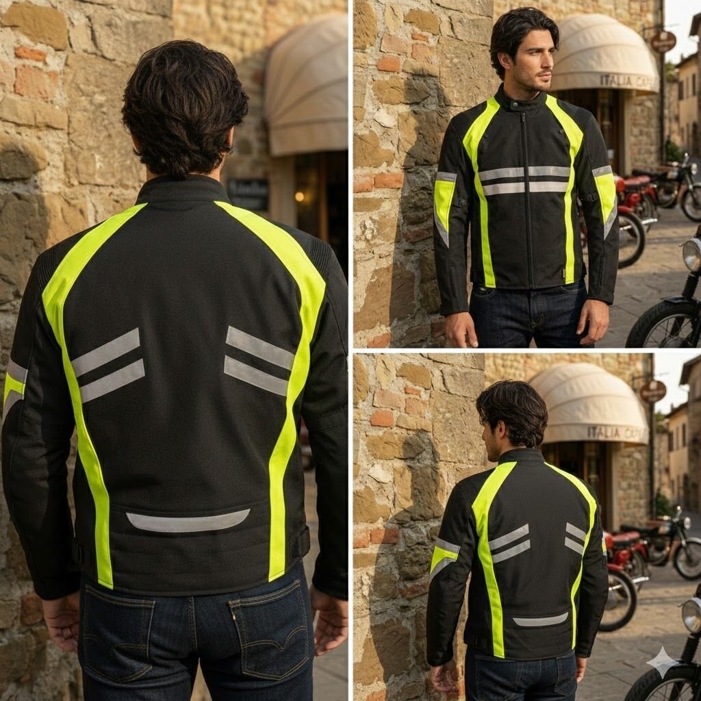 BLAST FLUO HI VIS. 4 MEVSİM MOTOSİKLET MONTU