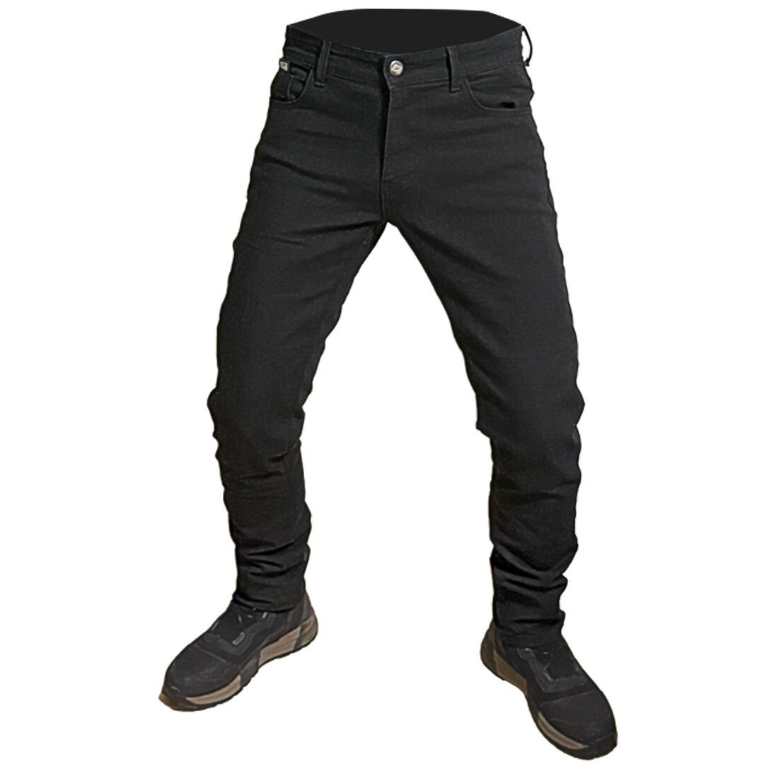 DURT DYNEEMA SİYAH MOTOSİKLET KOT PANTALON.