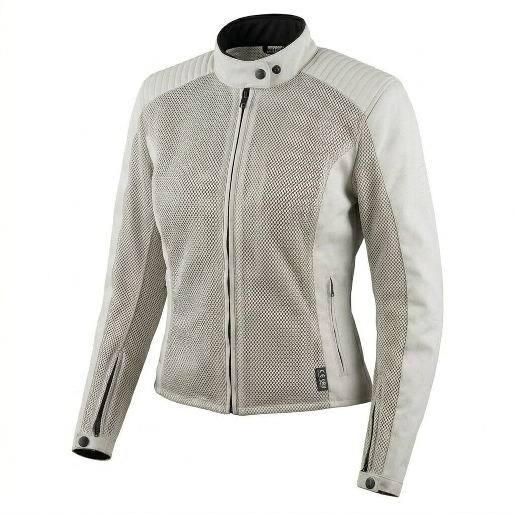 dURT EN 17092-4:2020 HILL-X  BEJ YAZLIK FİLELİ KADIN MOTOSİKLET MONTU.