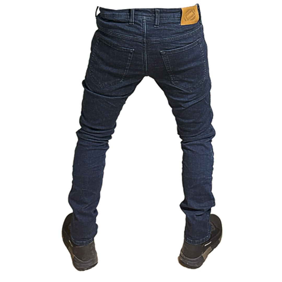 DURT MAVİ ARAMID MOTOSİKLET KOT PANTOLON