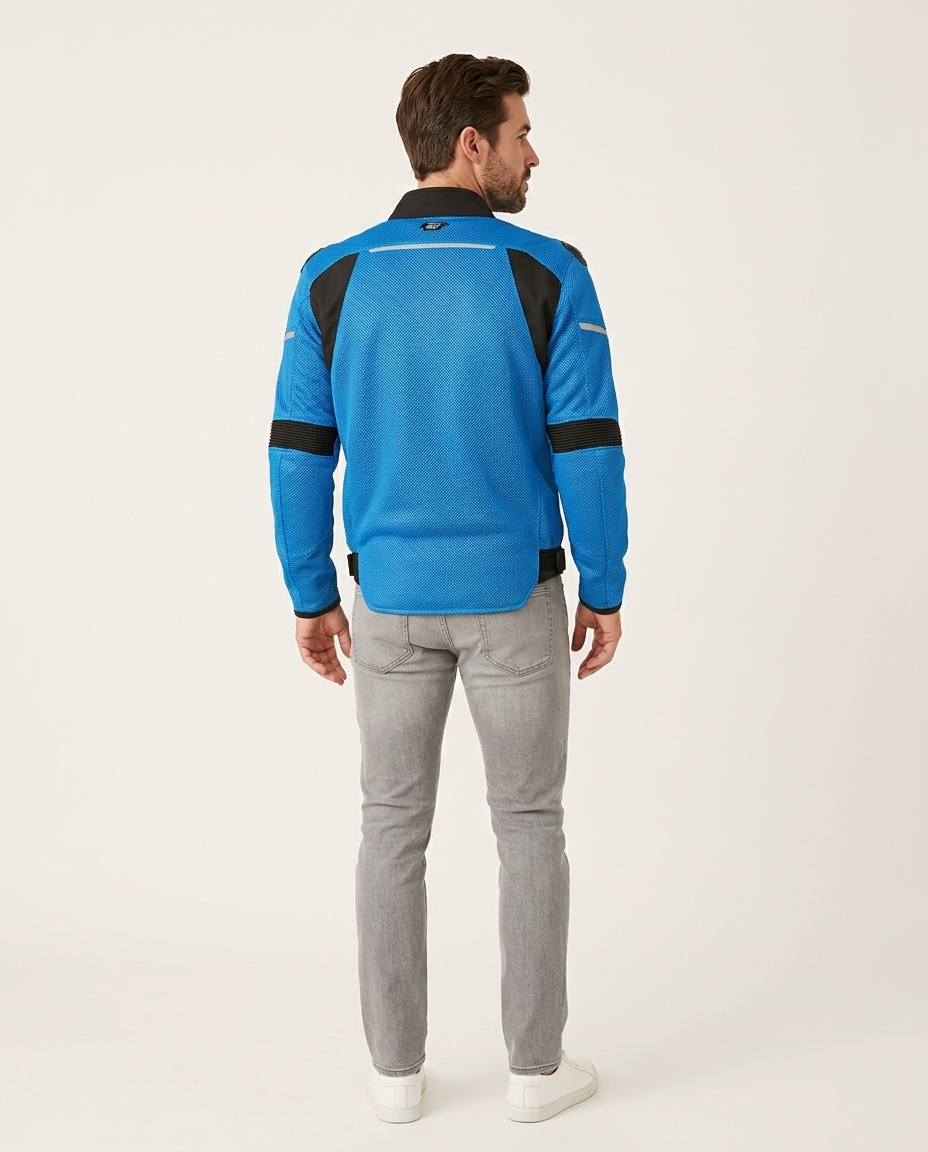 Durt Airshell V2 Royal Blue Yazlık Fileli Motosiklet Montu