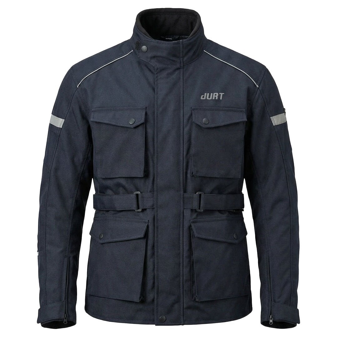 LACİVERT/SİYAH KIŞLIK MOTOSİKLET MONTU.