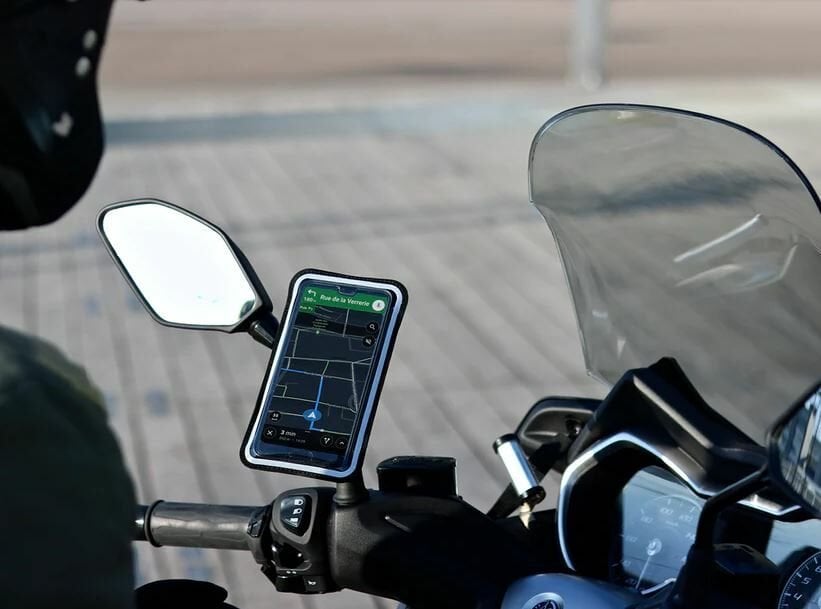 MOTOSİKLET AYNA İÇİN MANYETİK  AKILLI TELEFON TUTUCU