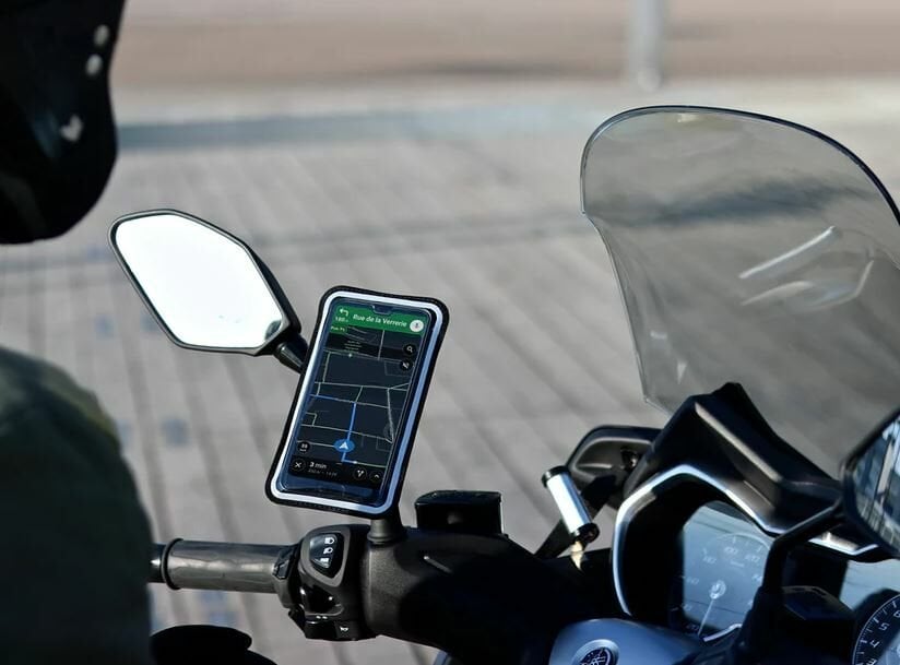 MOTOSİKLET AYNA İÇİN MANYETİK  AKILLI TELEFON TUTUCU