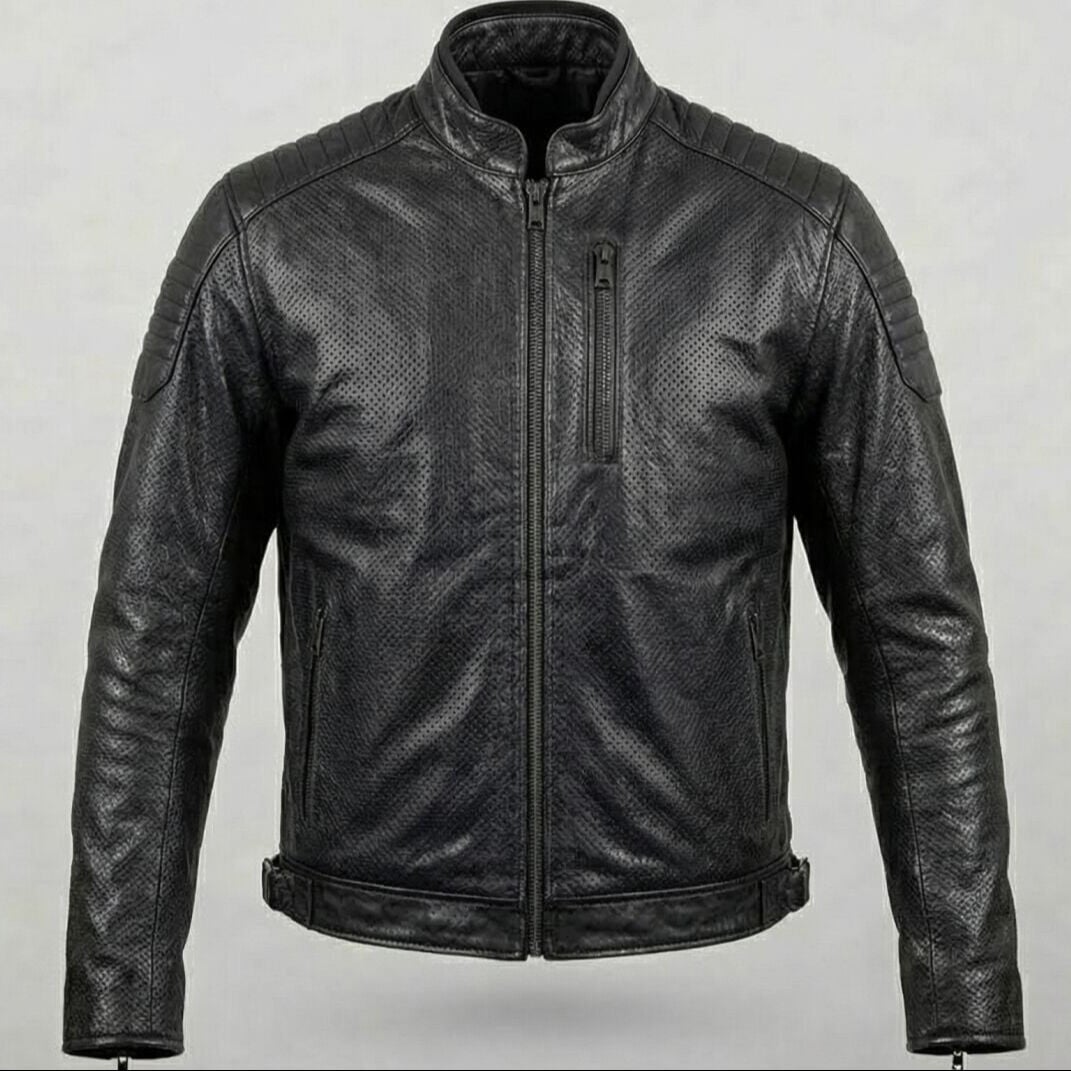 PERFORE(DELİKLİ) YAZLIK MOTOSİKLET DERİ MONT.