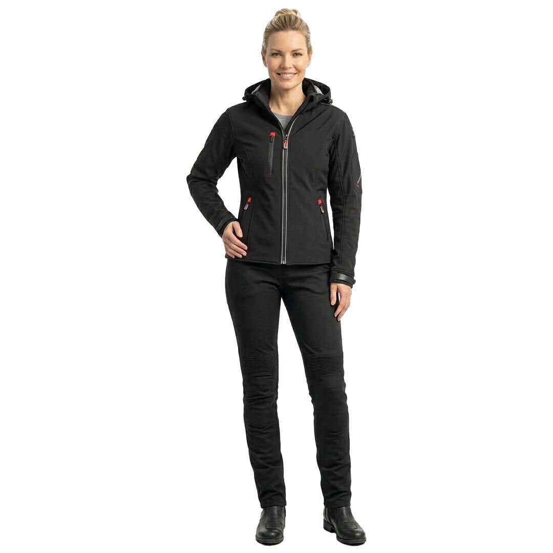 KADIN MOTOSİKLET MONTU. SOFTSHELL