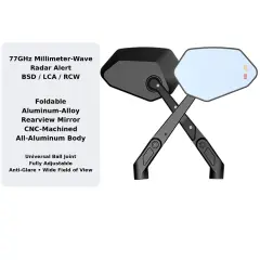 M7PRO 77GHz Milimetre Dalga Radar Dikiz Aynası | BSD/LCA/RCW Uyarısı