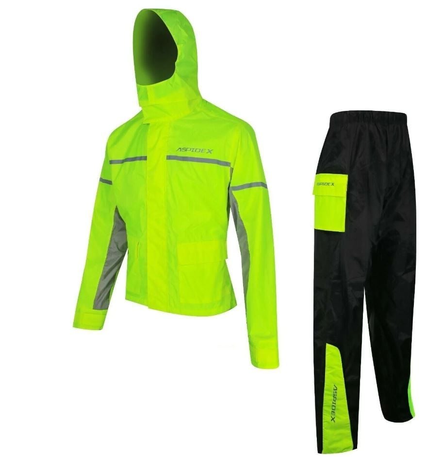 ASPIDEX FLUO YELLOW BLACK YAĞMURLUK