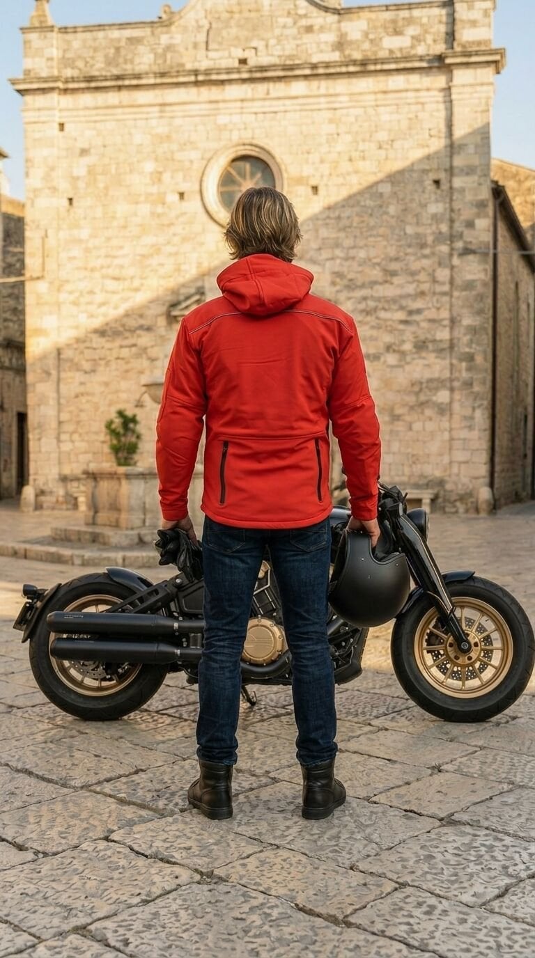 ERKEK MOTOSİKLET MONTU. SOFTSHELL