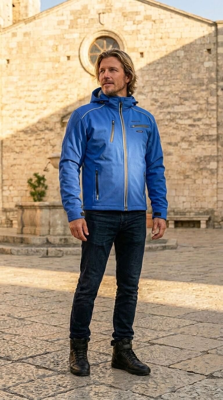 ERKEK MOTOSİKLET MONTU. SOFTSHELL