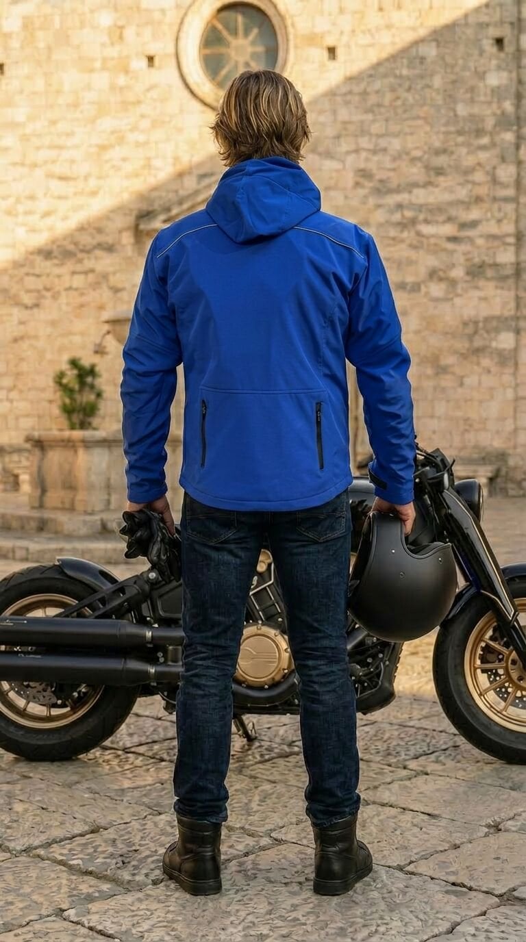 ERKEK MOTOSİKLET MONTU. SOFTSHELL