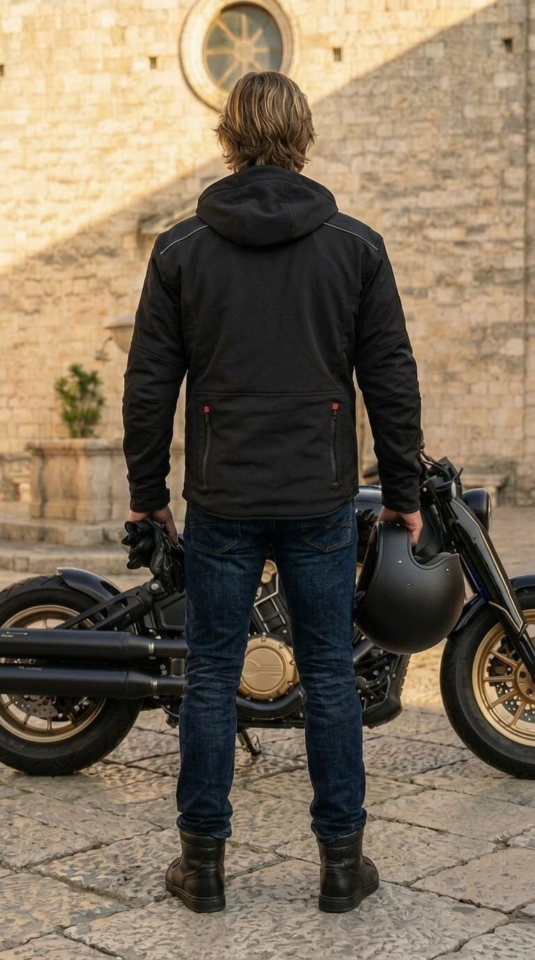 ERKEK MOTOSİKLET MONTU. SOFTSHELL
