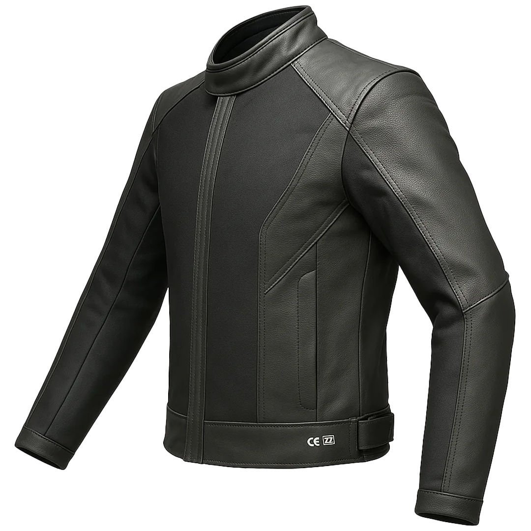 dURT . DERİ 4 MEVSİM MOTOSİKLET MONTU.