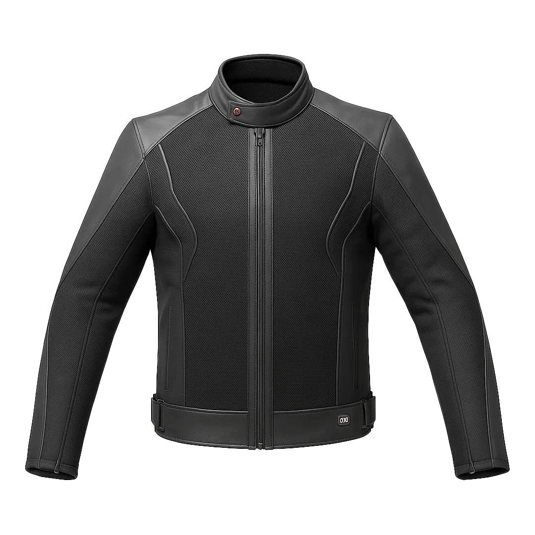 dURT . DERİ 4 MEVSİM MOTOSİKLET MONTU.