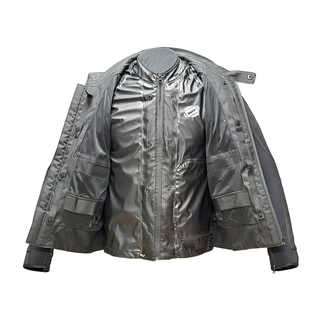 dURT . DERİ 4 MEVSİM MOTOSİKLET MONTU.