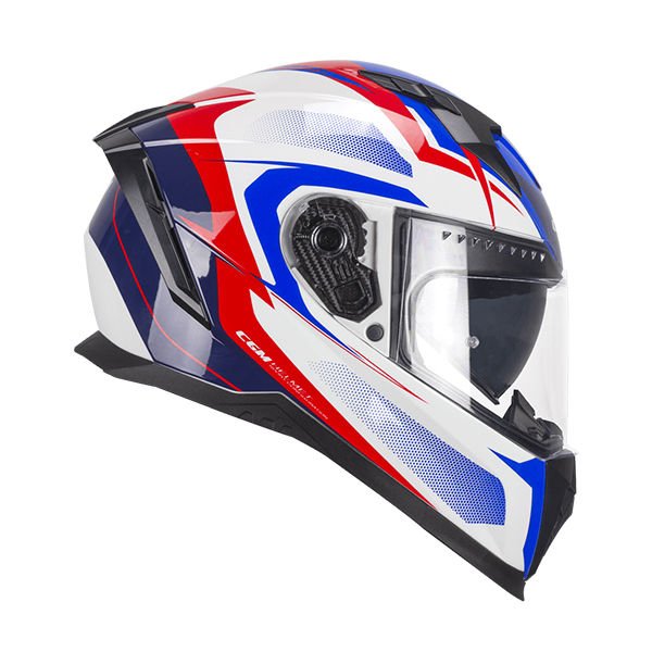 CGM 311G BLAST SPORT KAPALI MOTOSİKLET KASKI Beyaz-Mavi S