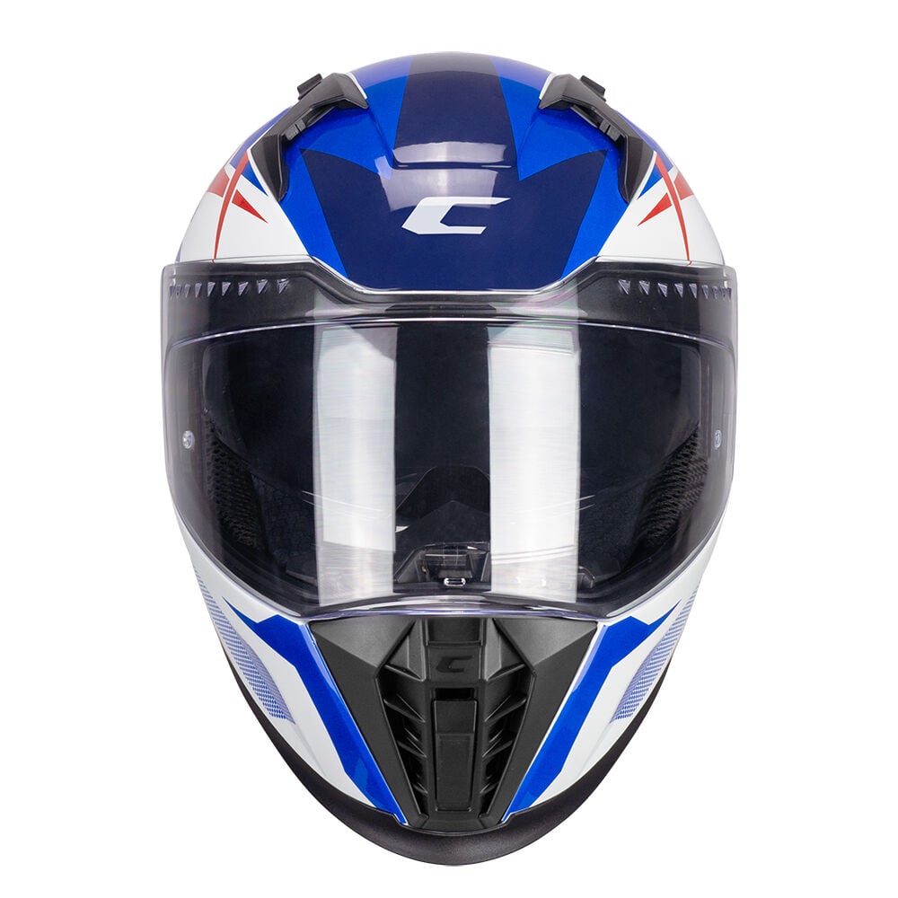 Cgm 311G Blast Sport Beyaz-Mavi Kapalı Motosiklet Kaskı