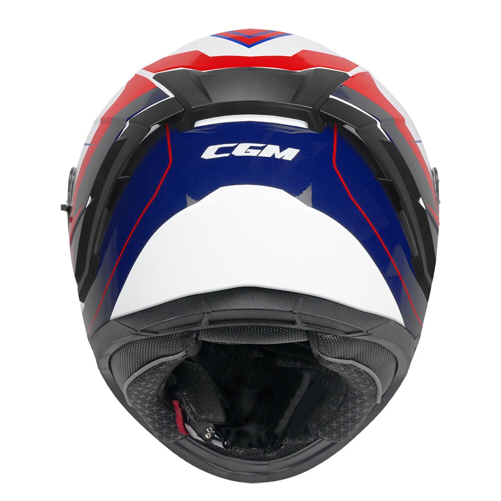Cgm 311G Blast Sport Beyaz-Mavi Kapalı Motosiklet Kaskı